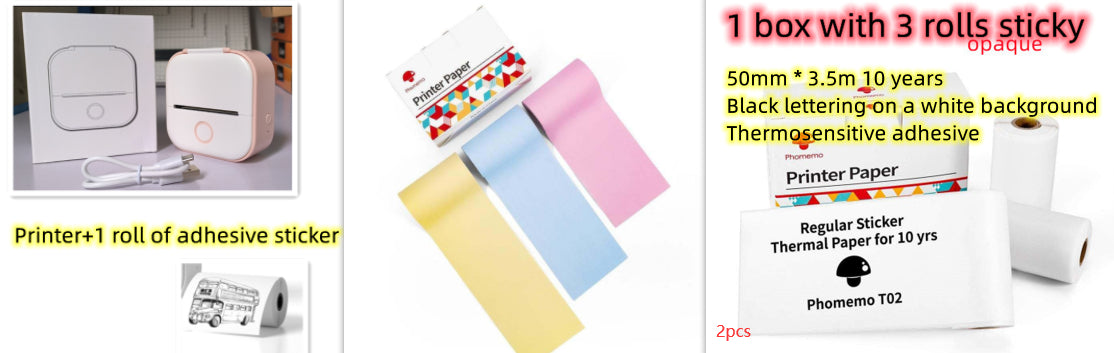 Portable Mini Thermal Printer