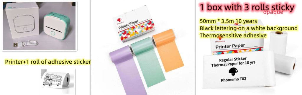 Portable Mini Thermal Printer