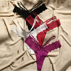 Lace Stitching Seamless Ice Silk Quick-drying Sports Underwear