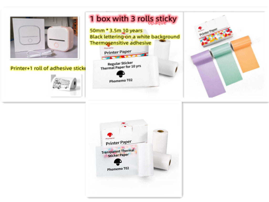 Portable Mini Thermal Printer