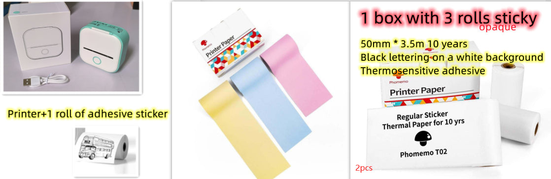 Portable Mini Thermal Printer